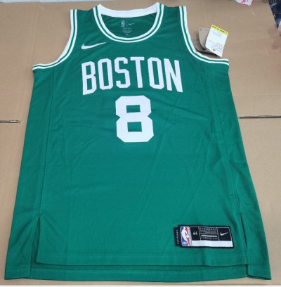 Maillot de Basket #8 Porzingis Boston Celtics Vert